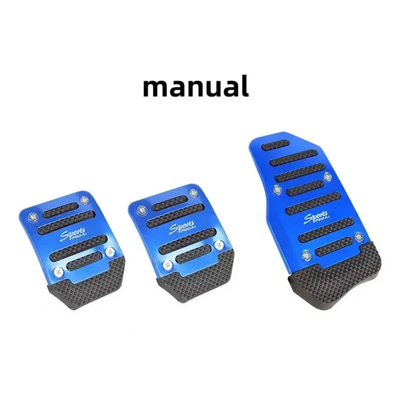 Aluminum Manual Pedal Covers Set
