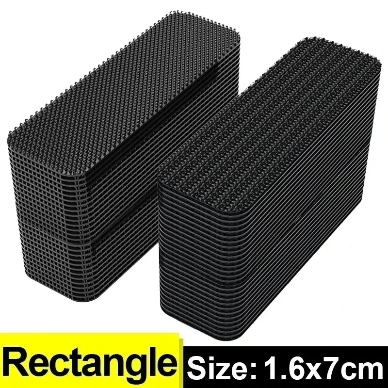 Double-sided anti-slip carpet stickers.