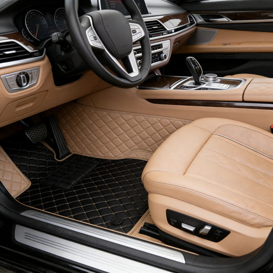 LuxuryRide Honda CR-V Custom Leather Floor Mats – Waterproof All-Weather