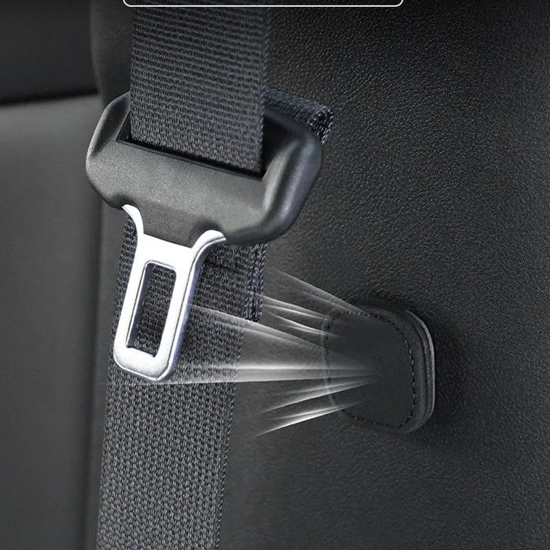 Suede Magnetic Seat Belt Clip