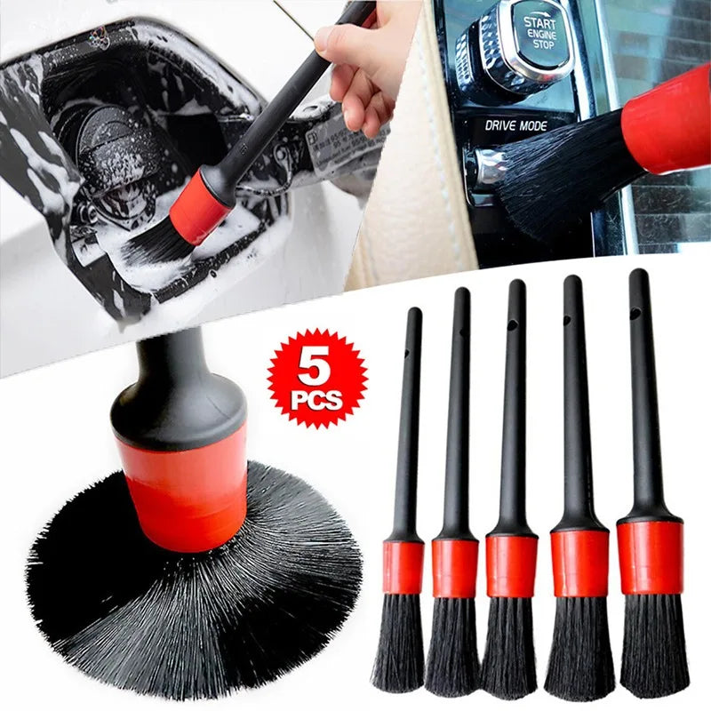 5-Piece Car Detailing Brush Kit
