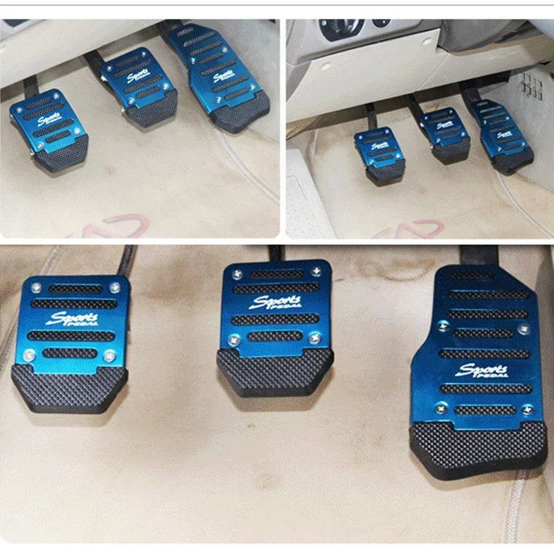 Aluminum Manual Pedal Covers Set