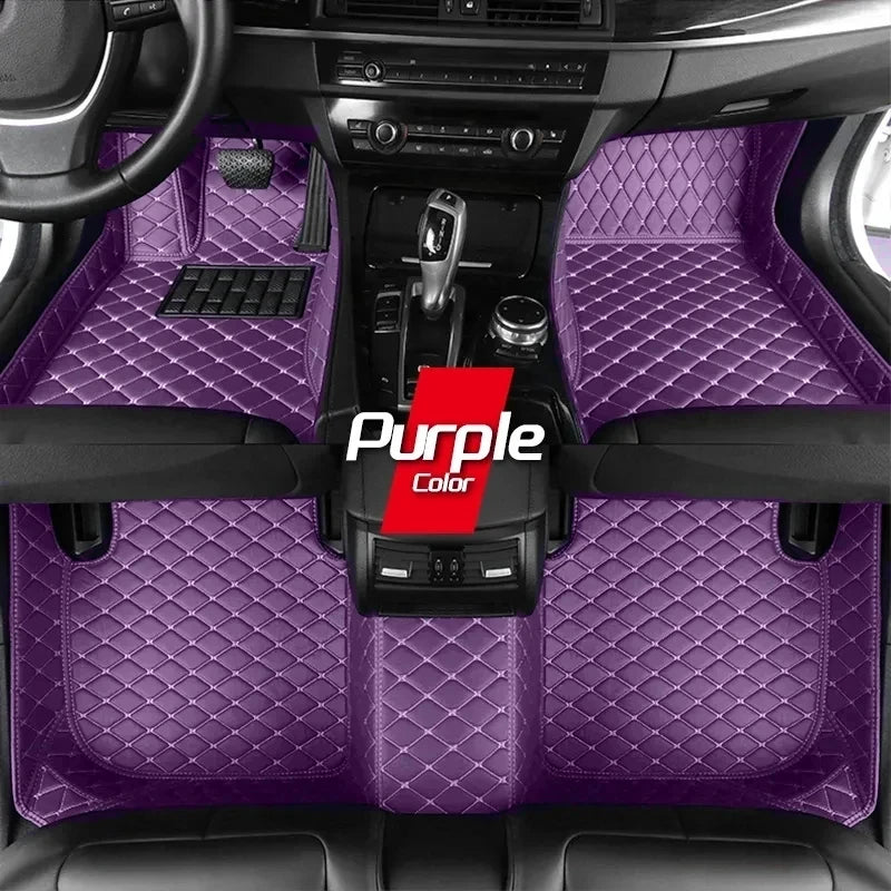 LuxuryRide Honda CR-V Custom Leather Floor Mats – Waterproof All-Weather