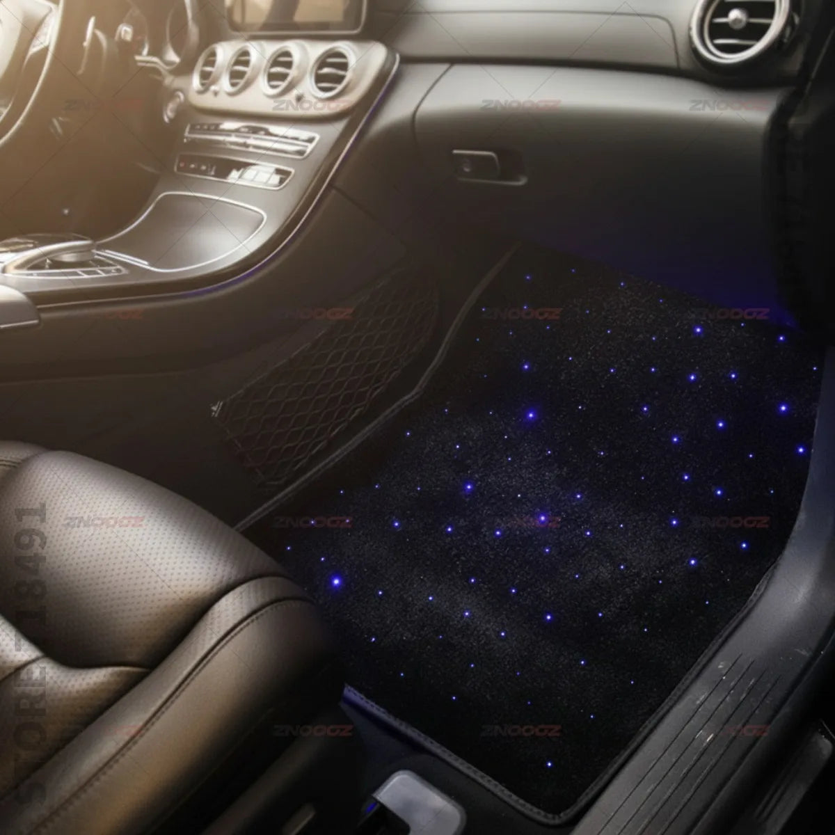 Cut-to-fit LED car mats for Peugeot models