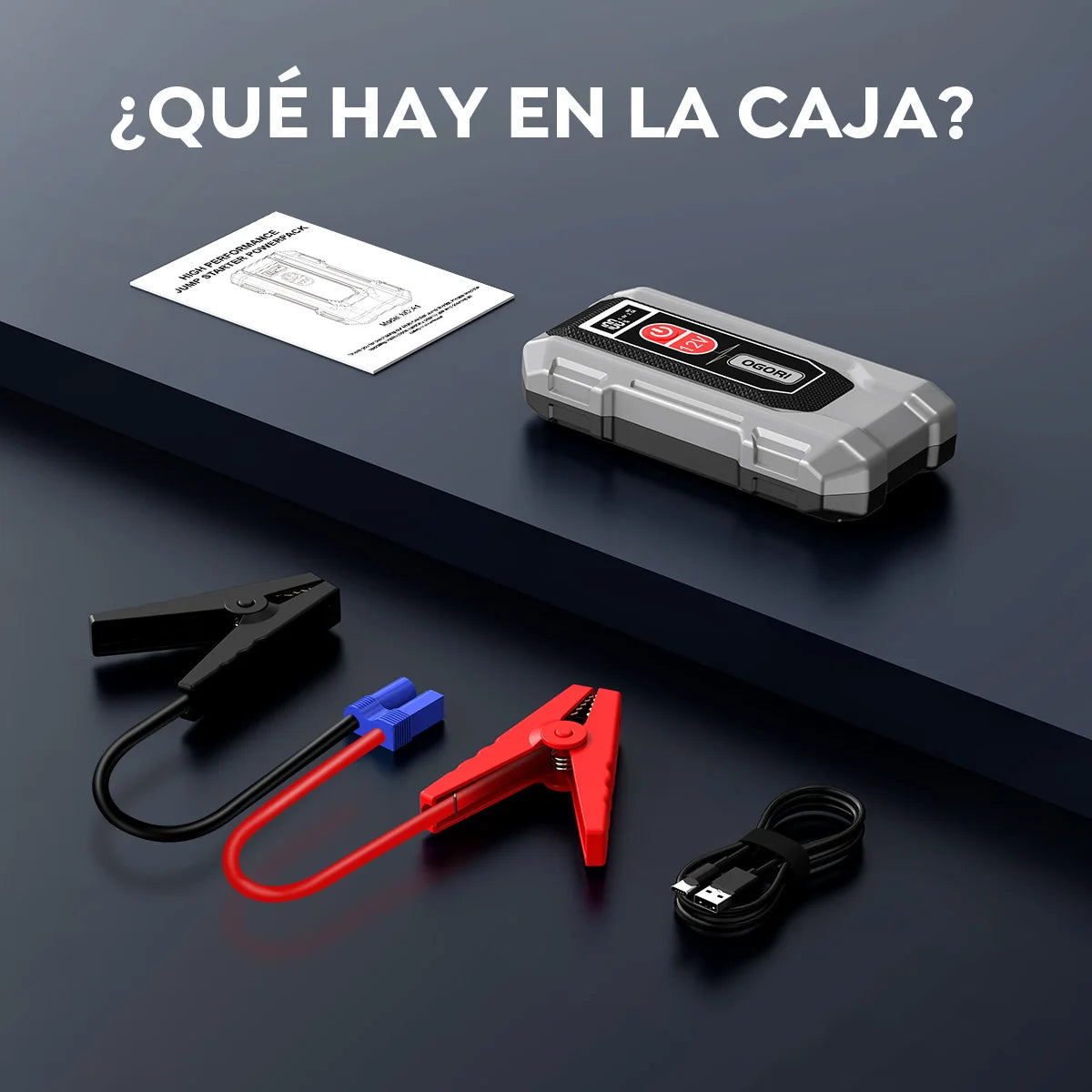 12V Jump Starter Power Bank – portable car battery booster & fast charger