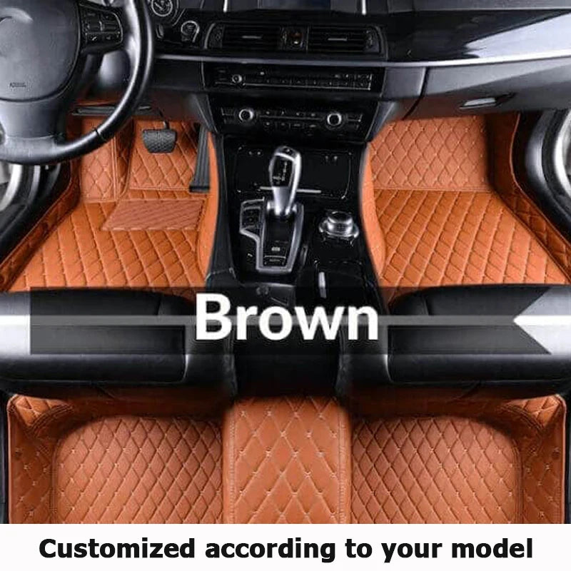 LuxuryRide Honda CR-V Custom Leather Floor Mats – Waterproof All-Weather