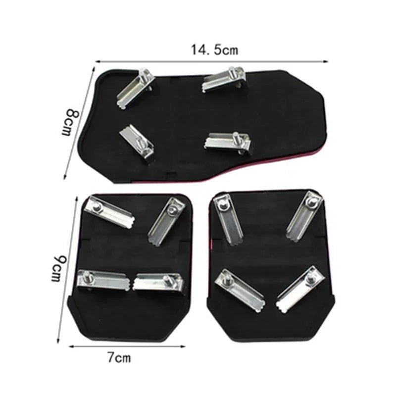 Aluminum Manual Pedal Covers Set