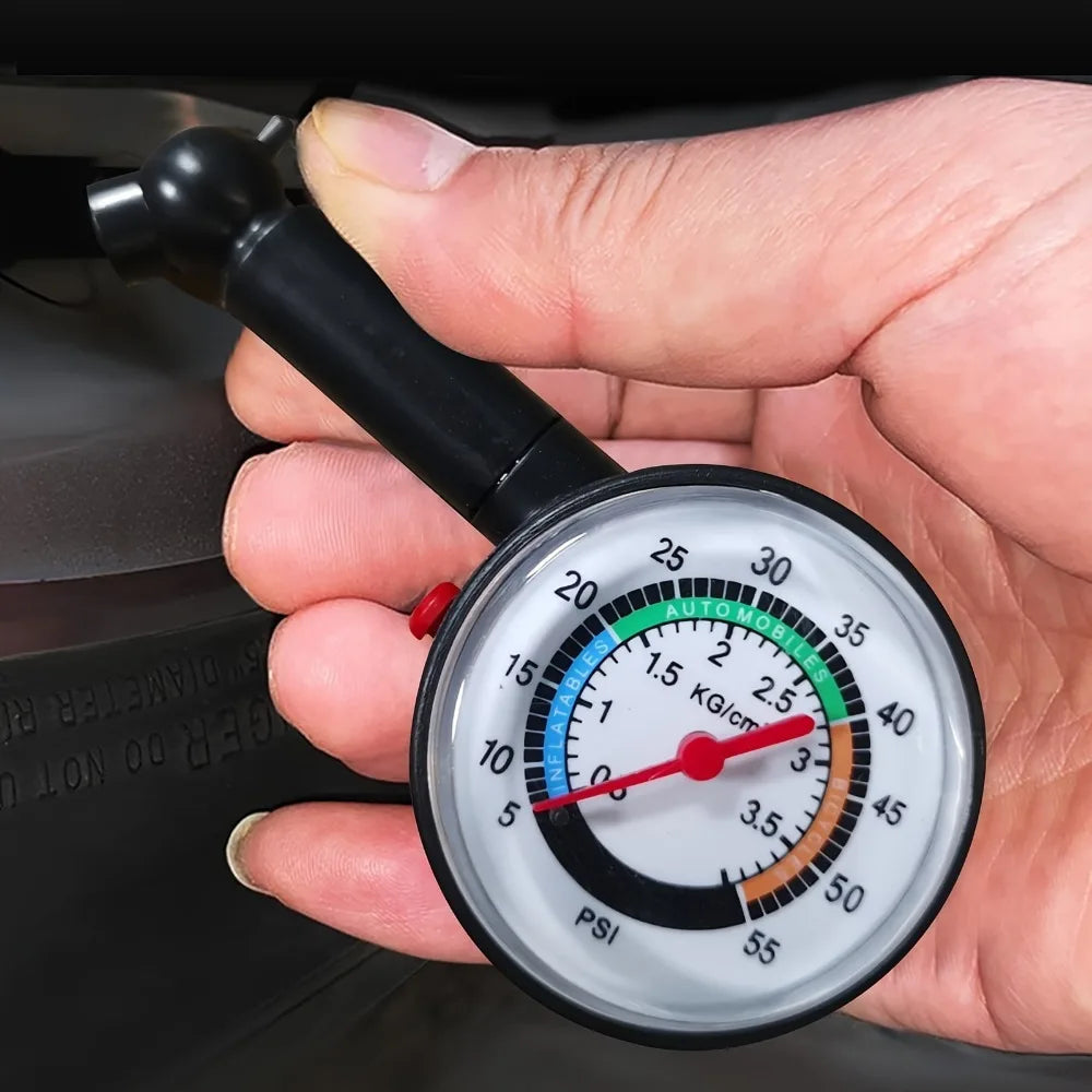 High-precision car tire pressure gauge.