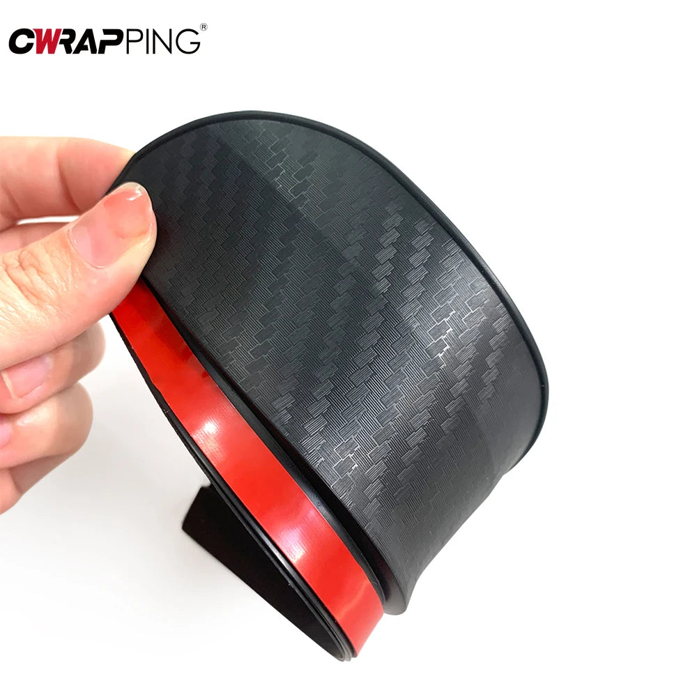 2pcs mirror rain visors, carbon fiber, anti-rain, clear view.