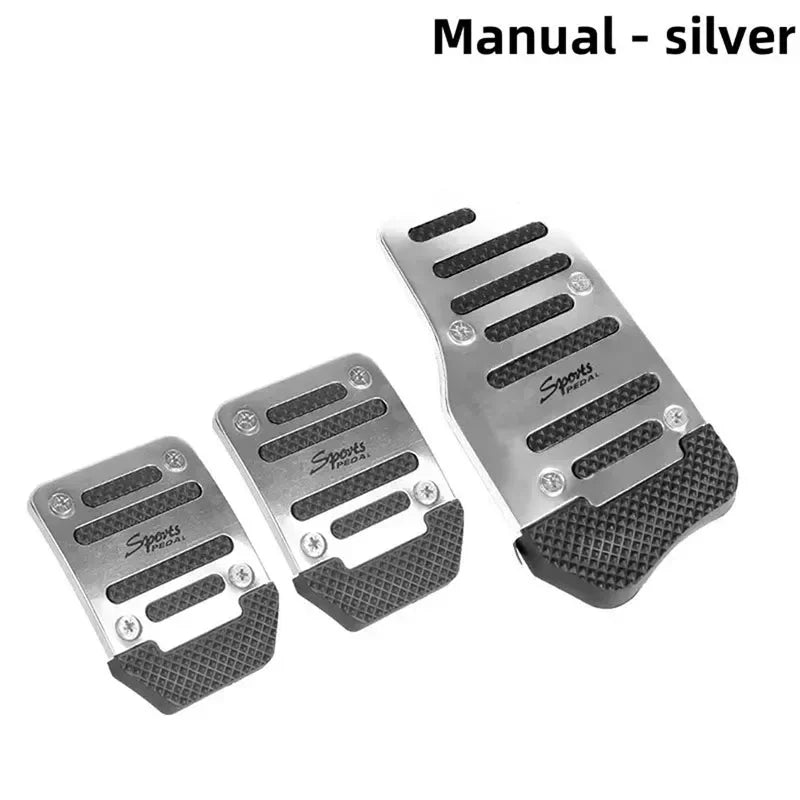 Aluminum Manual Pedal Covers Set
