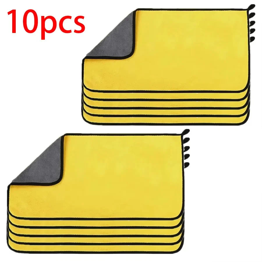 Microfiber Cleaning Towels – soft, quick-dry cloths for car windows & mirrors (30×60 cm)