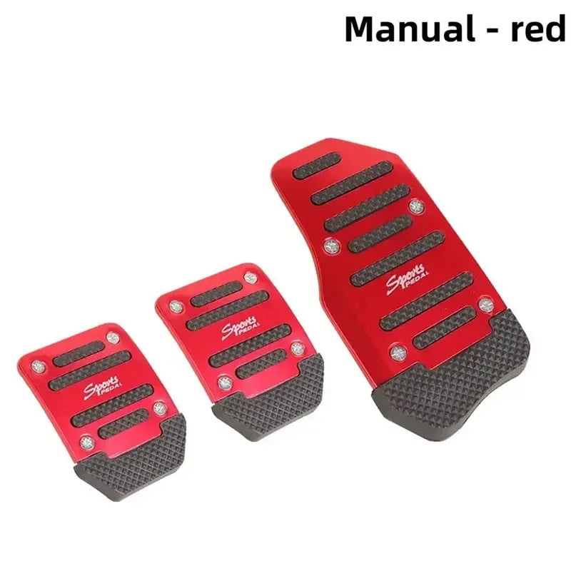 Aluminum Manual Pedal Covers Set