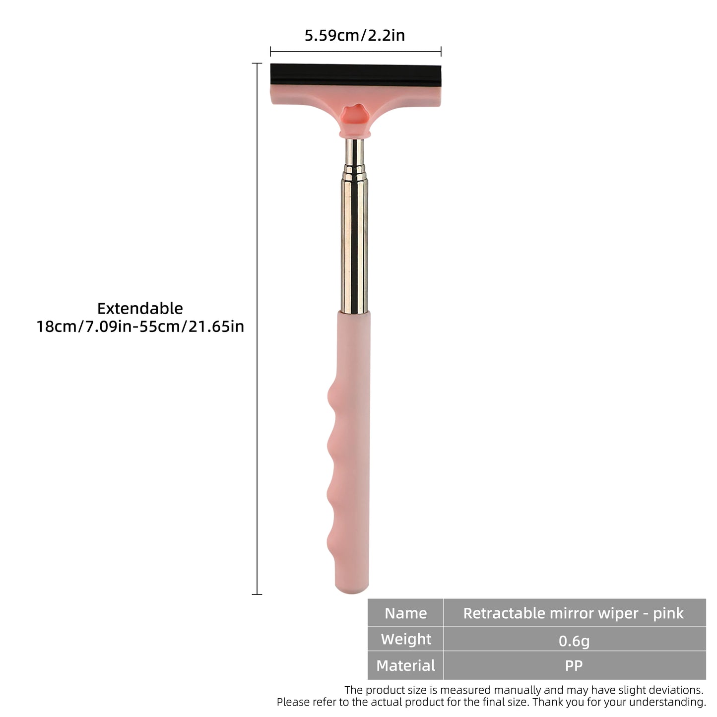 Telescopic Mirror Wiper – car rearview glass cleaning brush tool