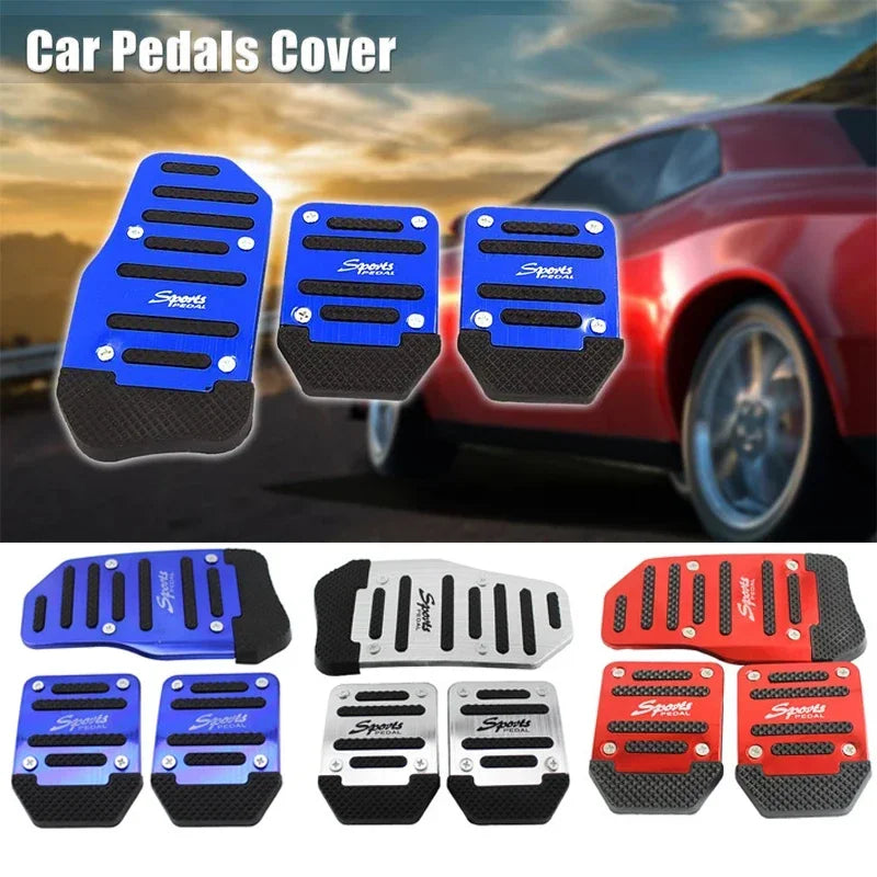 Aluminum Manual Pedal Covers Set