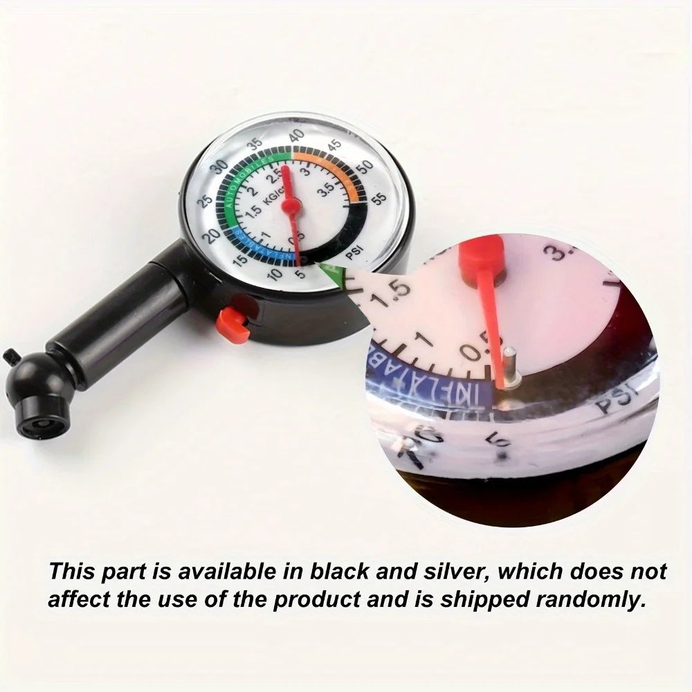 High-precision car tire pressure gauge.