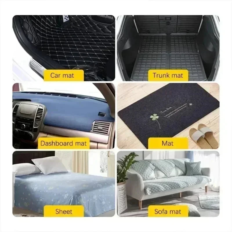 Double-sided anti-slip carpet stickers.