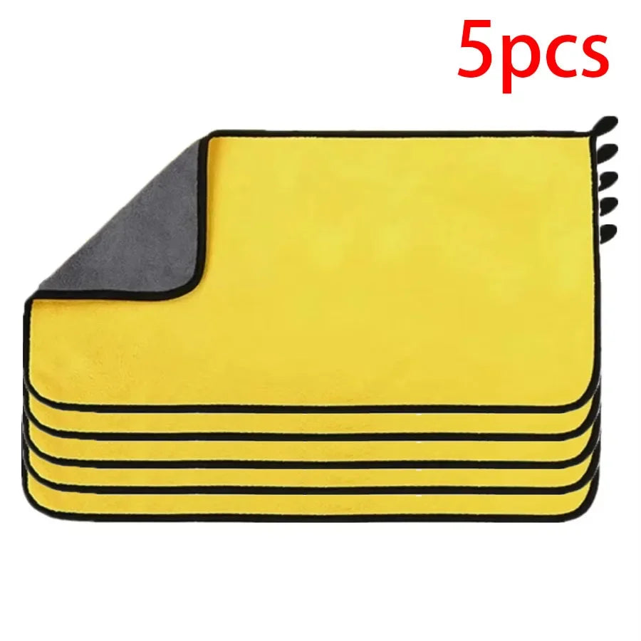 Microfiber Cleaning Towels – soft, quick-dry cloths for car windows & mirrors (30×60 cm)