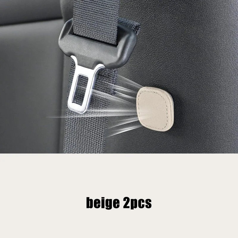 Suede Magnetic Seat Belt Clip