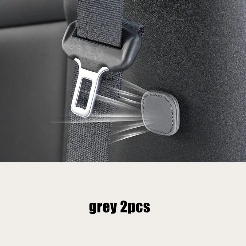 Suede Magnetic Seat Belt Clip