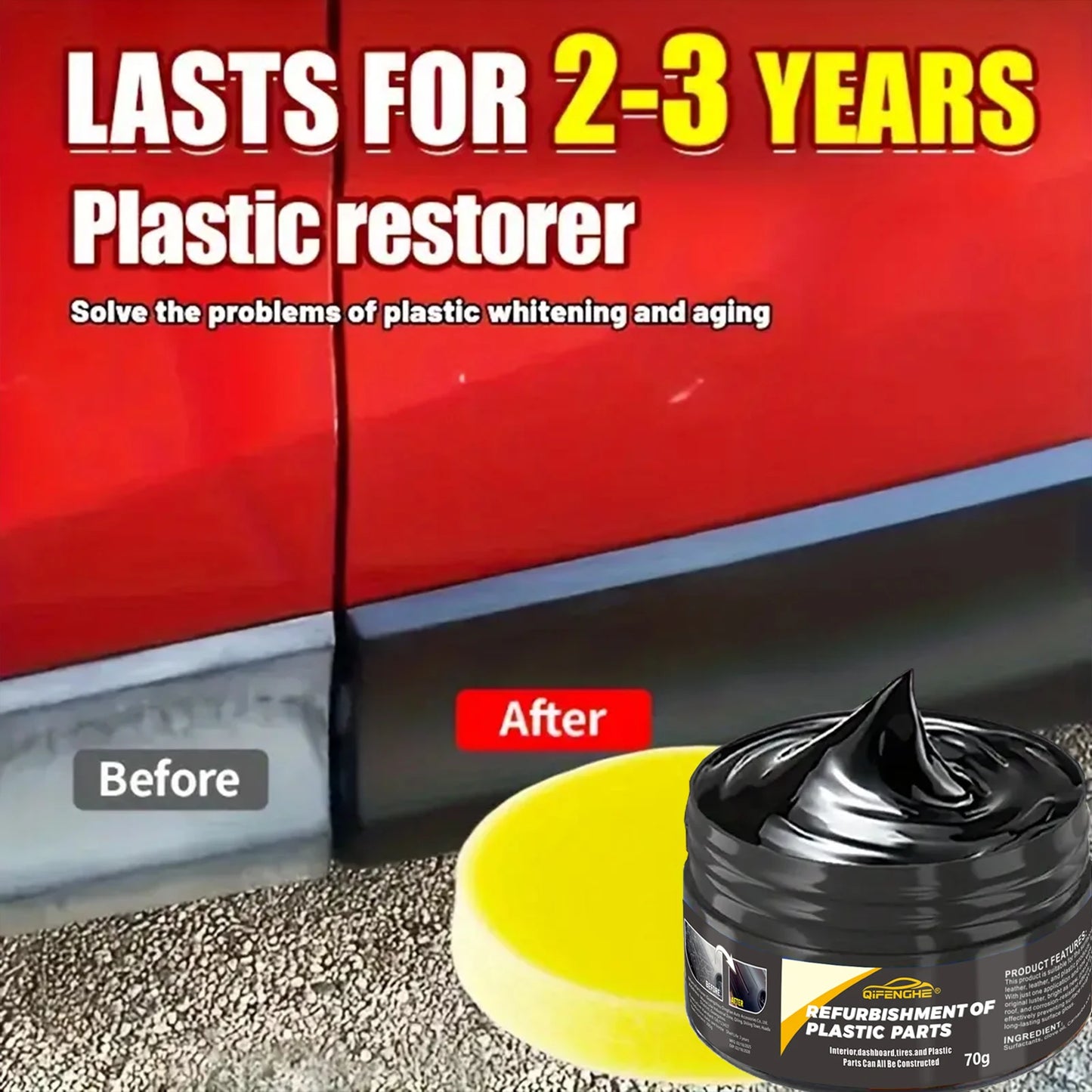 Plastic Repair & Polish Cream