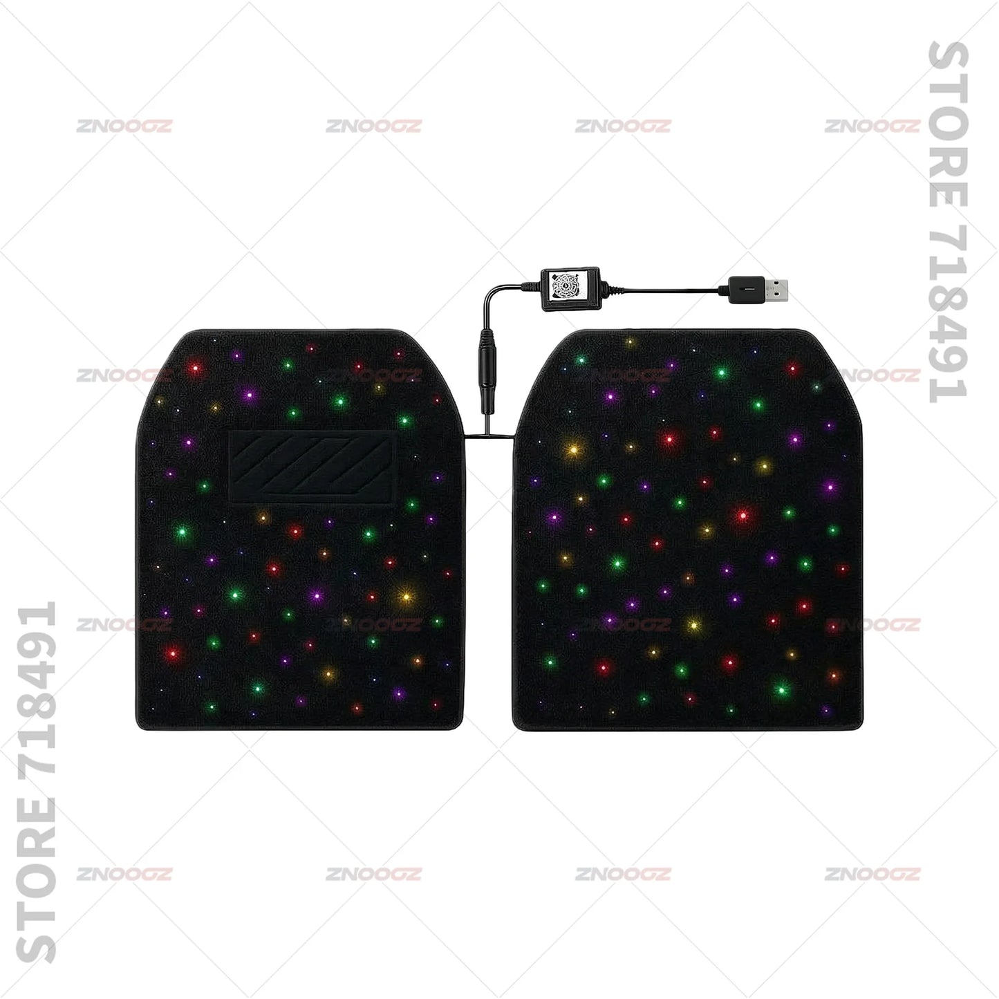 Cut-to-fit LED car mats for Peugeot models