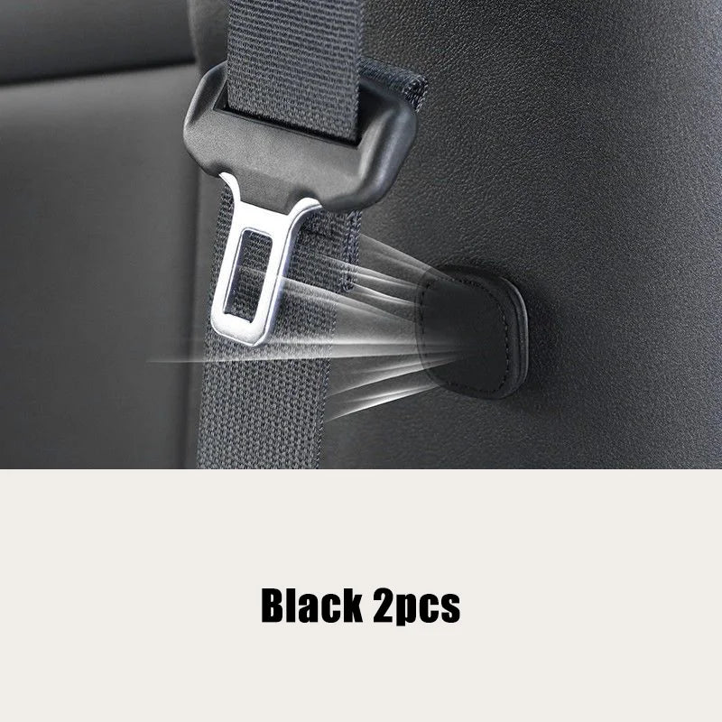 Suede Magnetic Seat Belt Clip