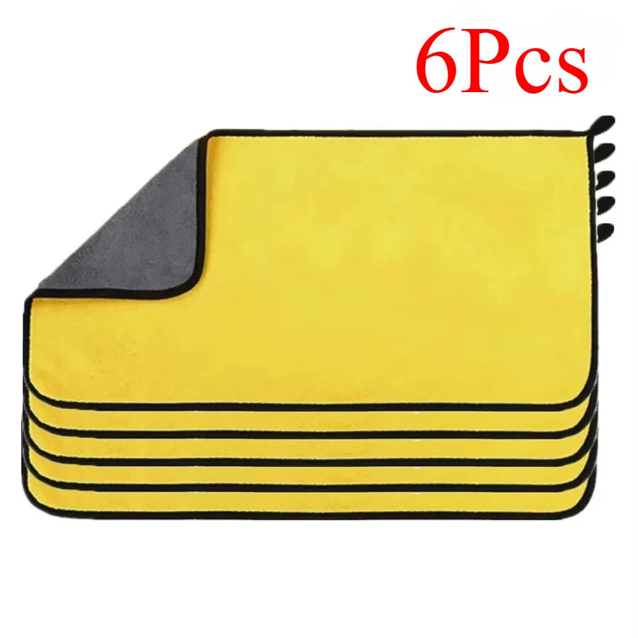 Microfiber Cleaning Towels – soft, quick-dry cloths for car windows & mirrors (30×60 cm)