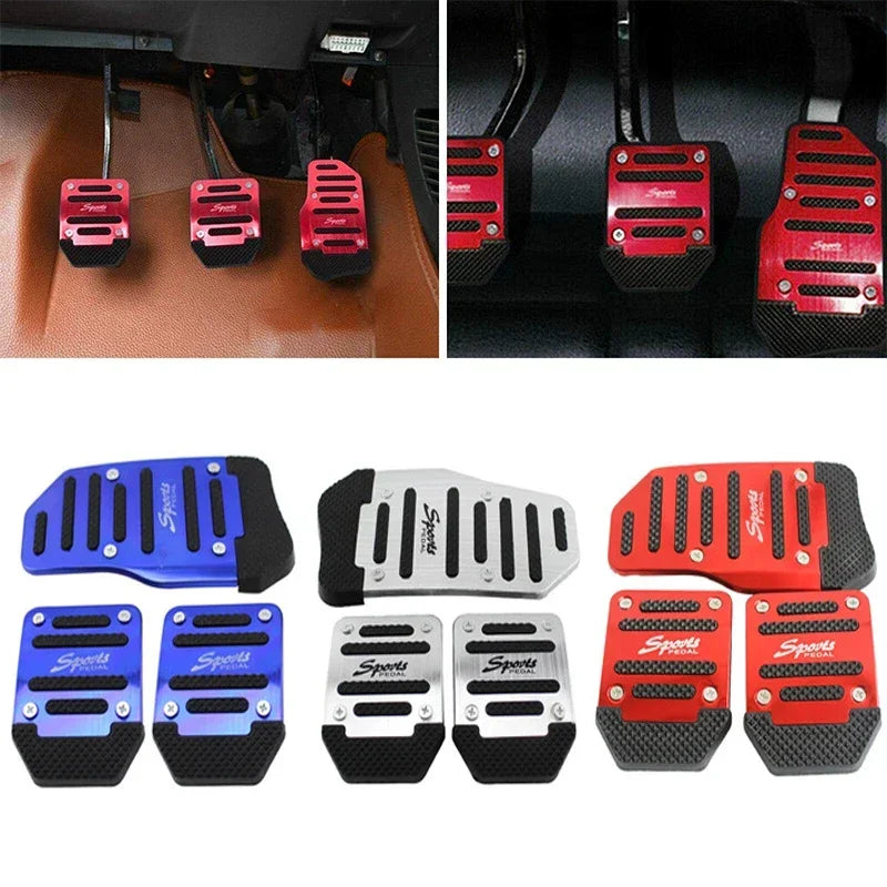 Aluminum Manual Pedal Covers Set