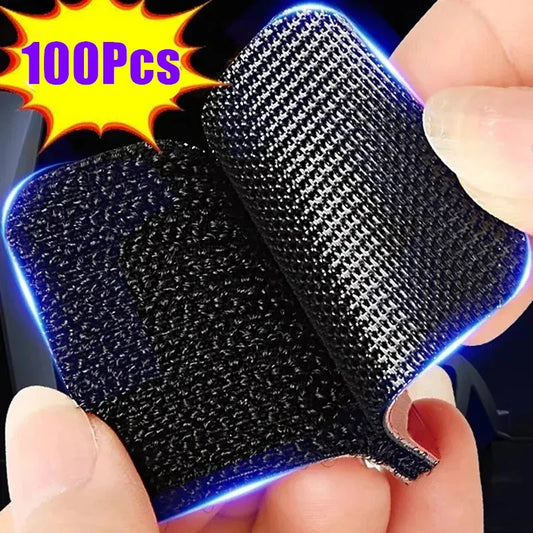 Double-sided anti-slip carpet stickers.