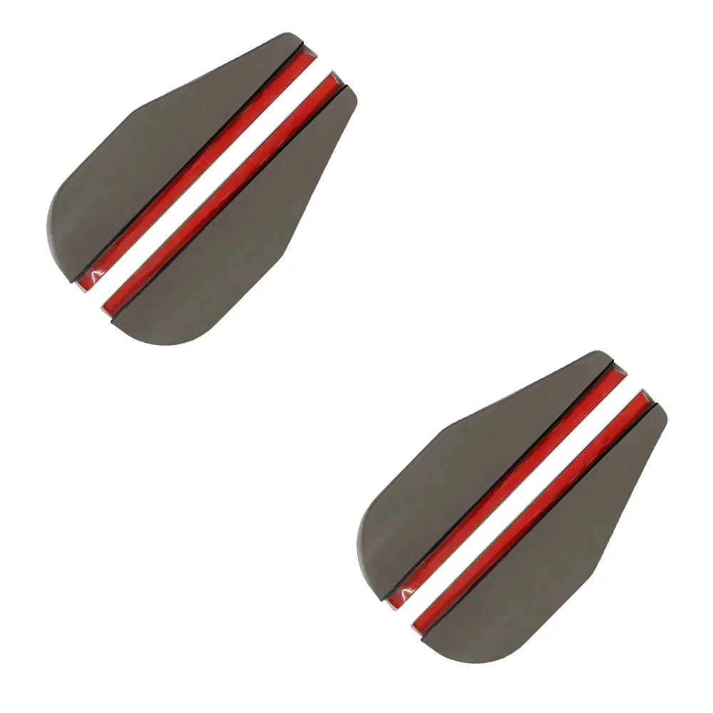 2pcs mirror rain visors, carbon fiber, anti-rain, clear view.