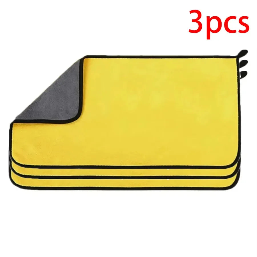 Microfiber Cleaning Towels – soft, quick-dry cloths for car windows & mirrors (30×60 cm)