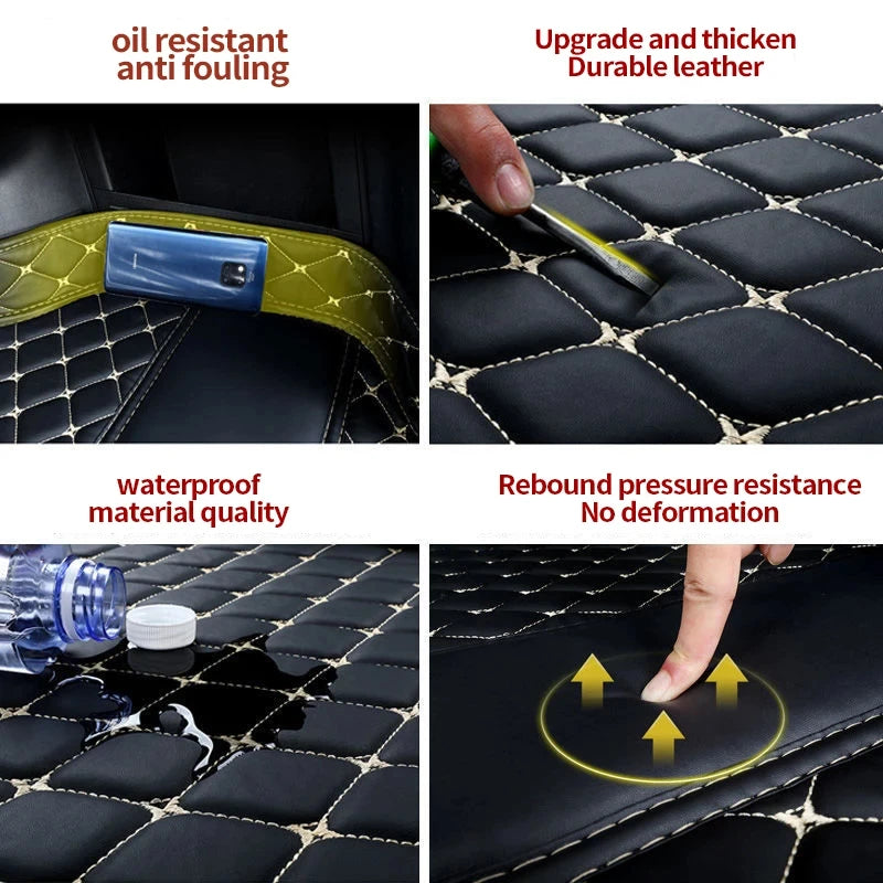 LuxuryRide Honda CR-V Custom Leather Floor Mats – Waterproof All-Weather