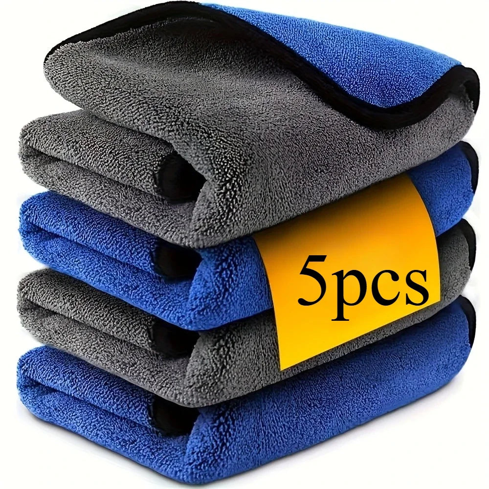 Microfiber Cleaning Towels – soft, quick-dry cloths for car windows & mirrors (30×60 cm)