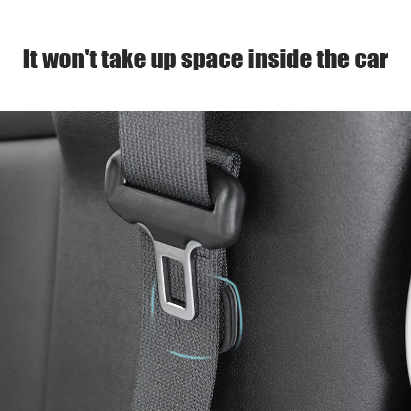 Suede Magnetic Seat Belt Clip