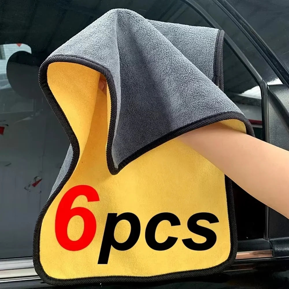 Microfiber Cleaning Towels – soft, quick-dry cloths for car windows & mirrors (30×60 cm)