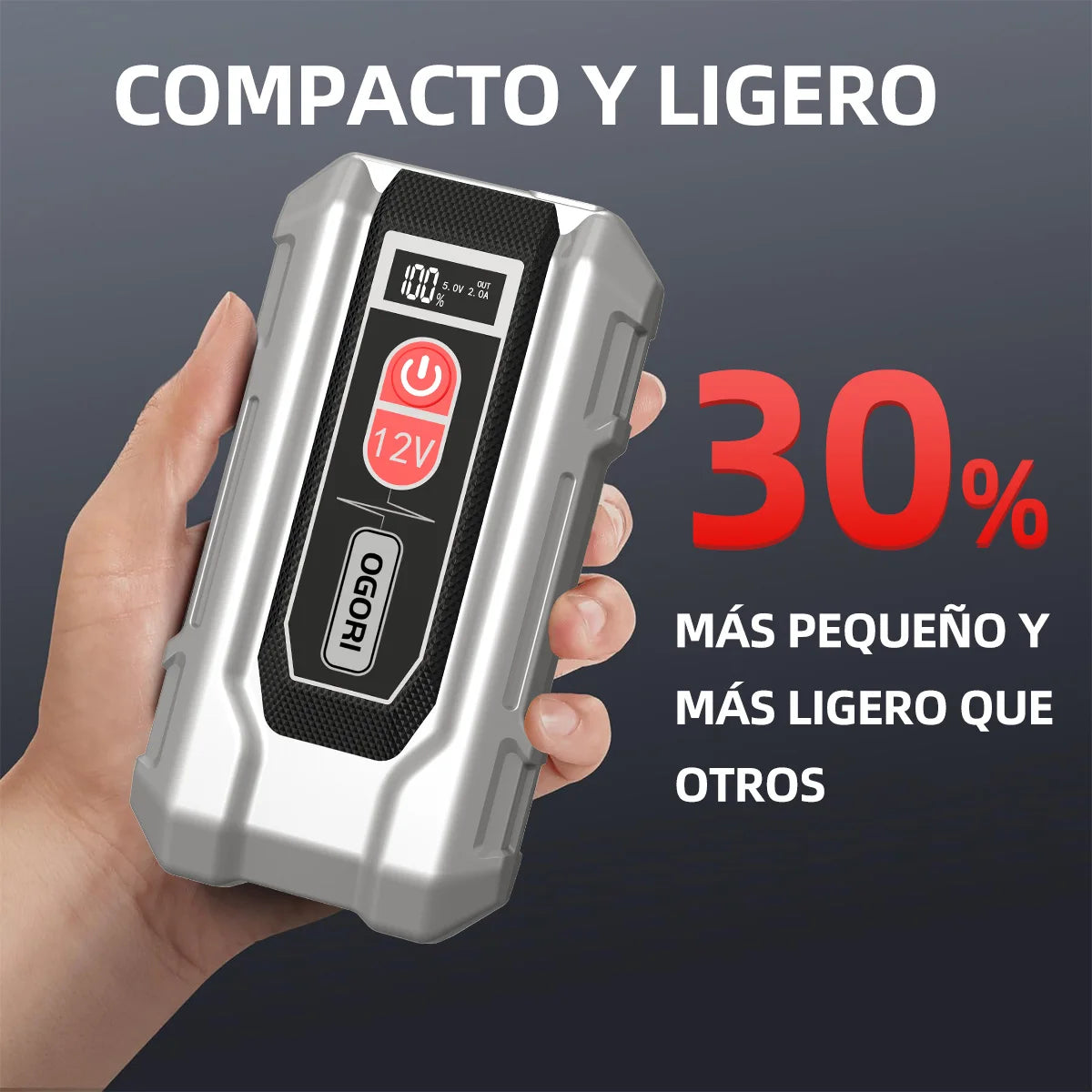 12V Jump Starter Power Bank – portable car battery booster & fast charger
